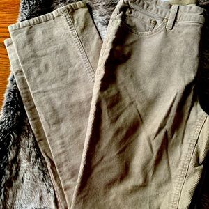 Straight corduroy pants